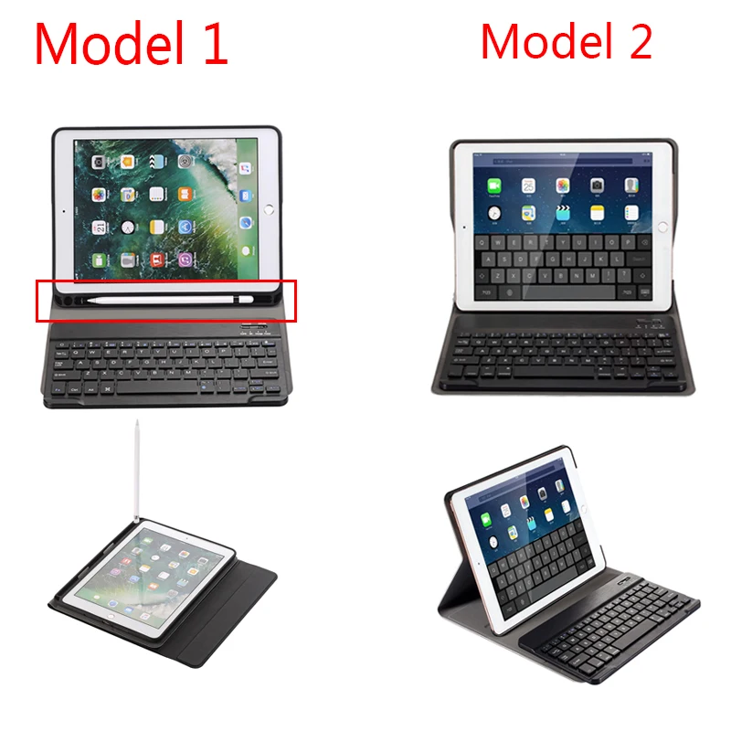 Чехол для планшета iPad Pro Air 1 2 9 7 2017 кожаный со съемной клавиатурой WiFi Bluetooth +