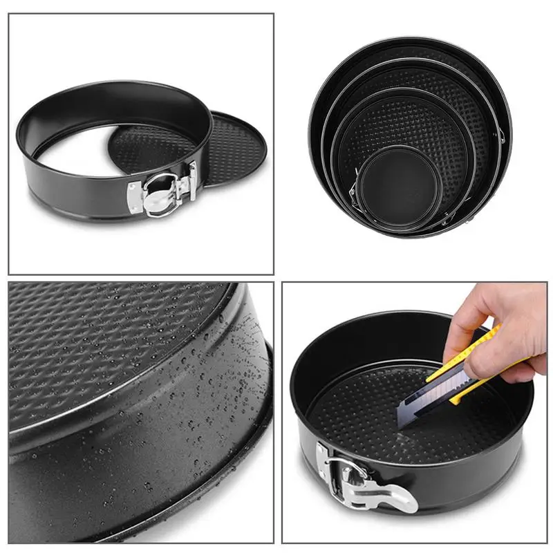 

Cake Pan Set High Quality Leakproof Nonstick Steel Cheesecake Bakeware Pan Set