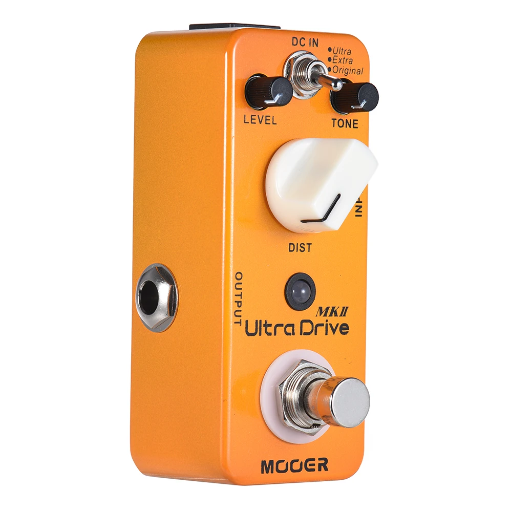 MOOER Ультра Привод MKII искажения гитарная педаль 3 режимами металлический корпус