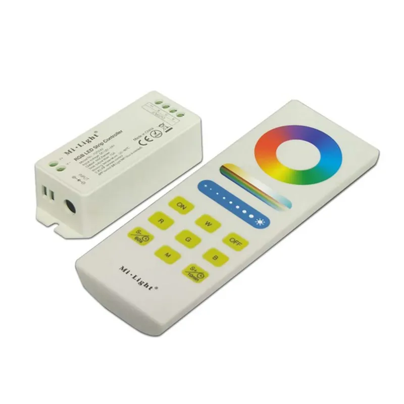 CLAITE FUT044A DC12V-24V 15A RGBW контроллер светодиодной ленты + 2 4G RF беспроводной пульт
