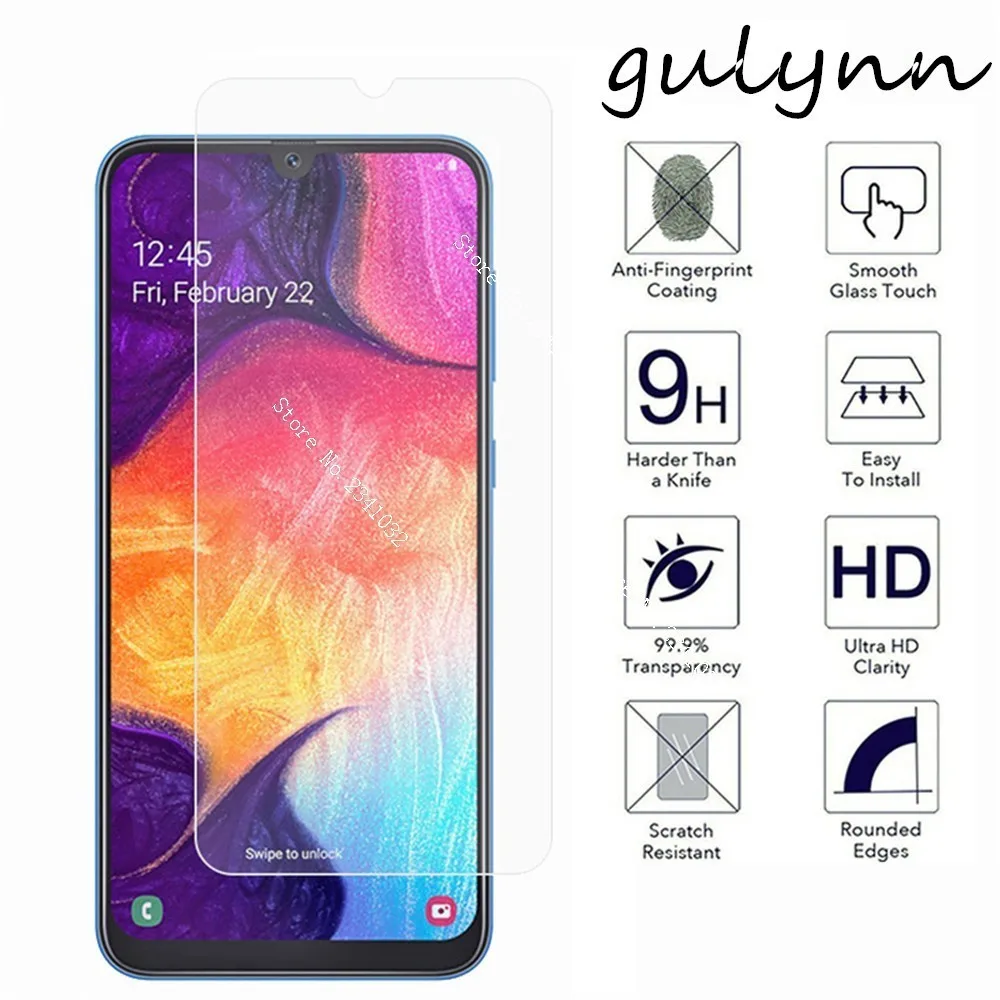 Закаленное стекло для Samsung Galaxy A 10 20 30 40 50 60 70 80 90 A10S Защитная пленка экрана M