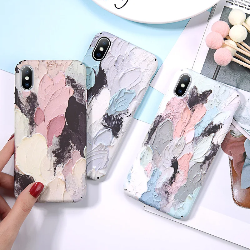 Moskado 3D краситель светящийся чехол для iPhone X XR 8 7 6 S XS Max модный жесткий PC Fundas Capa