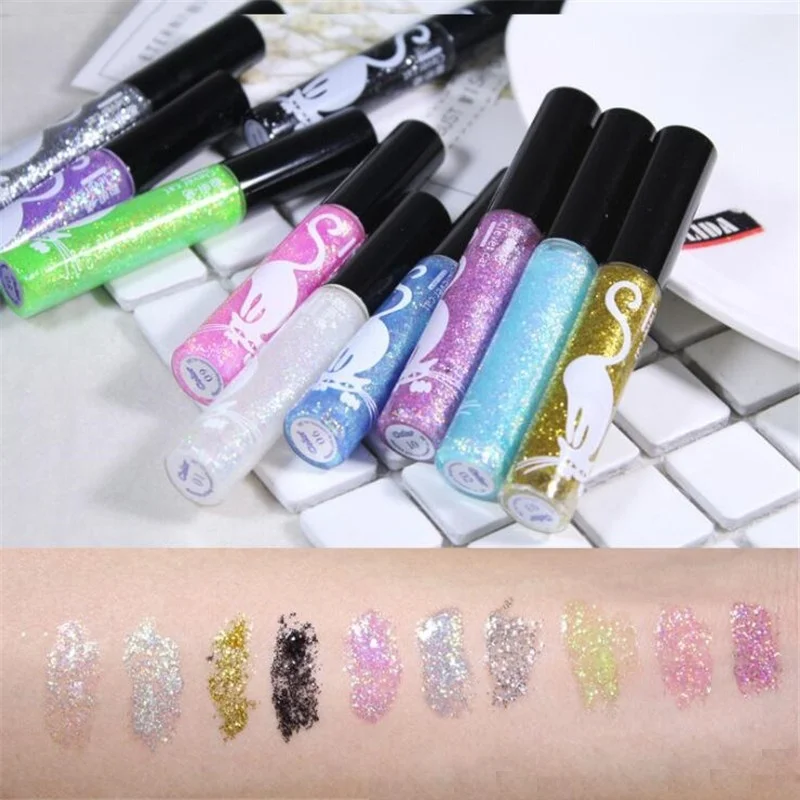 1 Piece Fashion Makeup Glitter Eyeshadow Eyeliner Beauty Eye High Pearl Sexy Cosmetics Shimmer Liner Pen| |