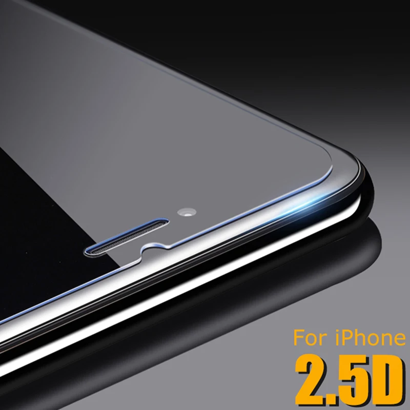 Защитное стекло для iphone 6 7 закаленное 5s se 4s 6s 8 plua X 9h | Мобильные телефоны и