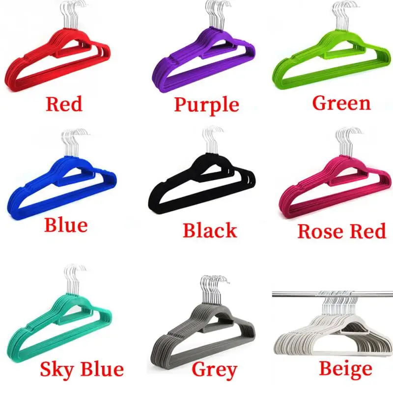 10 шт. пластик противоскольжения вешалка для одежды юбки красочный стенд одежда