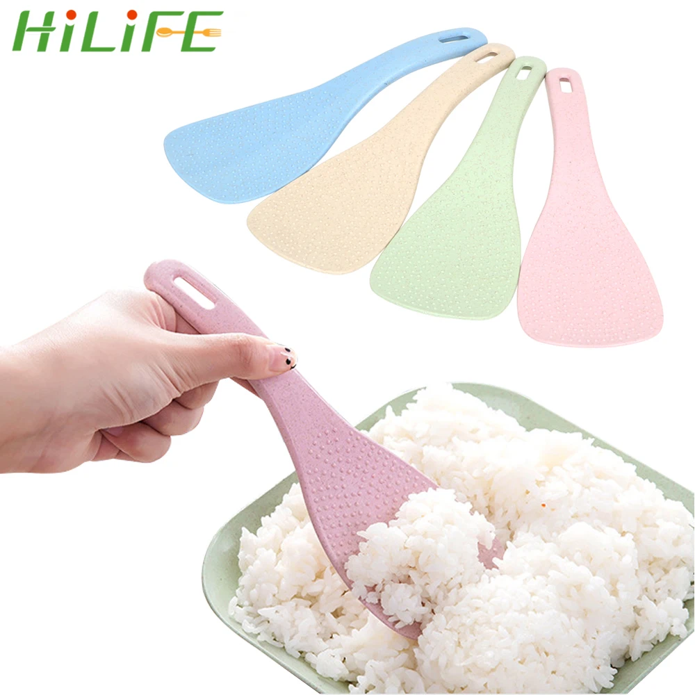 Антипригарная рисоварка HILIFE лопатка ложка кухонный инструмент Пшеничная солома