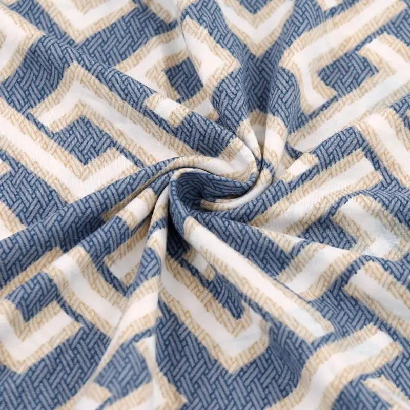 Geometry Print Chair Cover Elastic Thin Stretch Seat Case Slipcover Home Hotel Banquet Decoration Kitchen Suppliers Accessories | Дом и сад