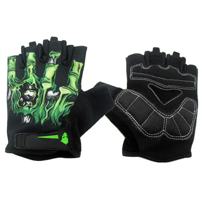 

Перчатки для велоспорта на открытом воздухе, перчатки на полпальца для верховой езды, Спортивные Перчатки для фитнеса, перчатки с призрачны...