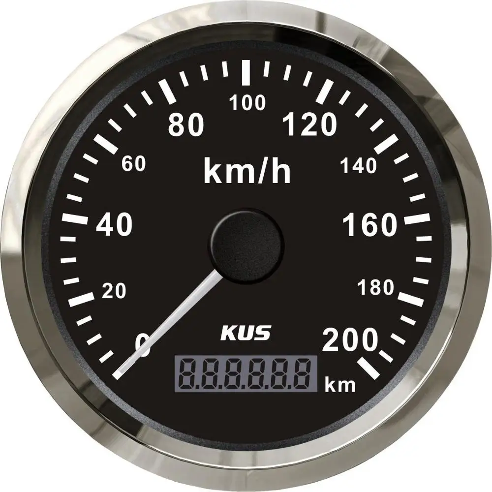 KUS Универсальный 85 мм GPS Спидометр Speedo 200 км/ч для автомобиля Грузовик Мотор Авто с