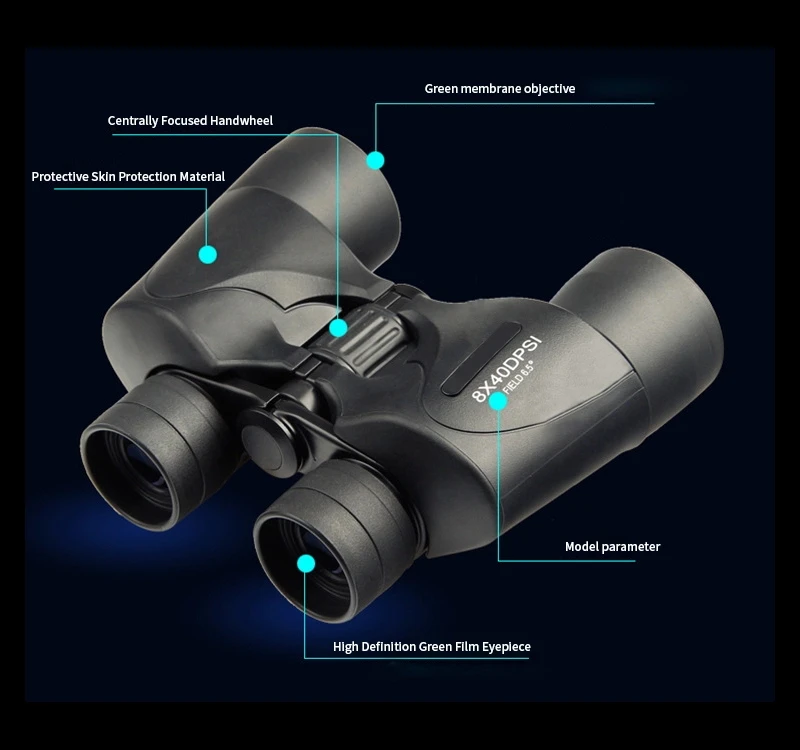8x40 Binoculars for Adults Bird Watching Sightseeing Hunting Wildlife Sporting | Инструменты