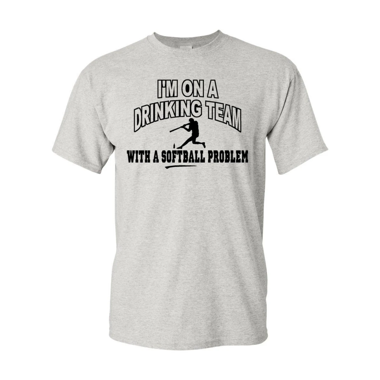 Я на drinking Team с софтбола проблема взрослая Футболка Tee|Поло| |