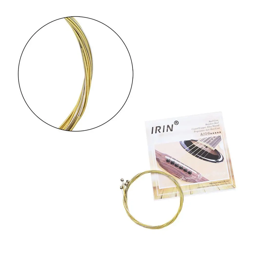 Акустическая гитарная струна 6 шт. акустические струны китайской гитары замена