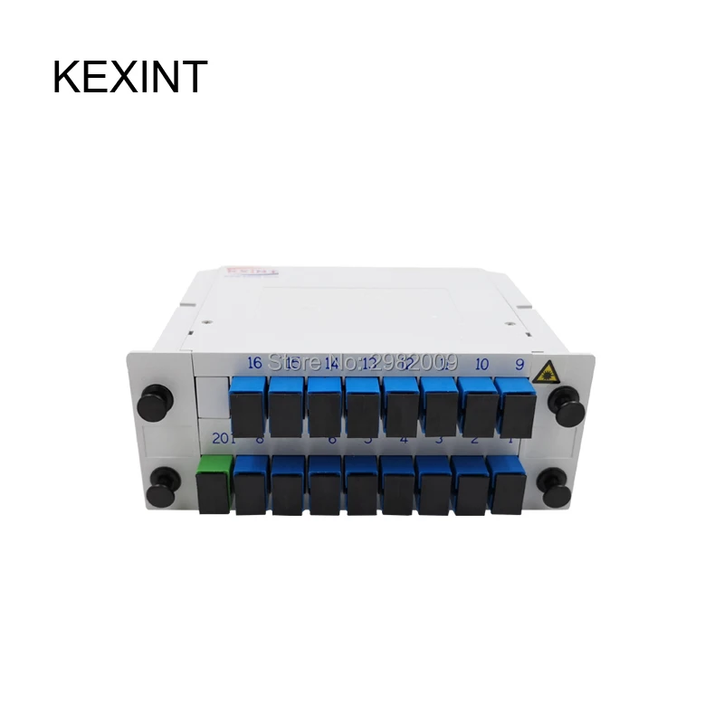 

Прямая Заводская поставка, ПЛК распределитель KEXINT SC/UPC 1*16 вставка/LGX/Тип Кассеты волоконно-оптический
