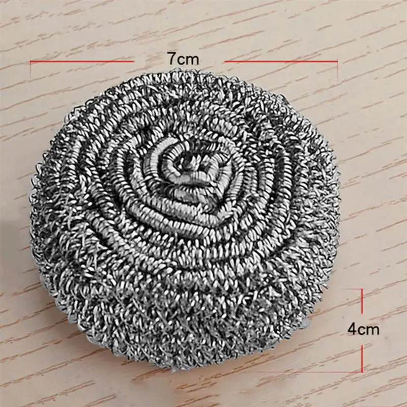 2 шт. Губки Скрубберы практичный из нержавеющей стали прочный очиститель