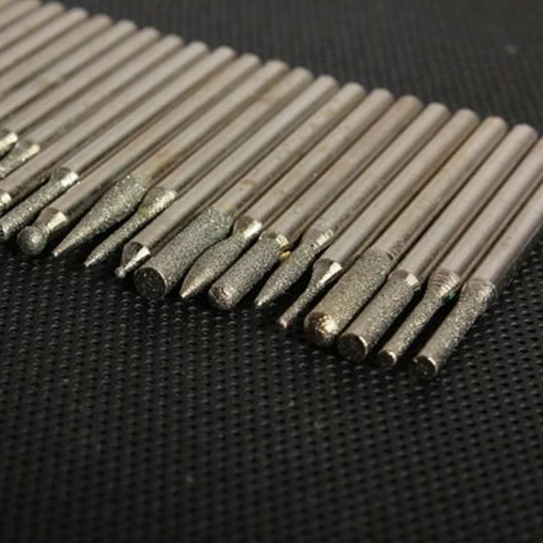 Алмазные сверла стекло драгоценный камень металл для Dremel шлифовальный