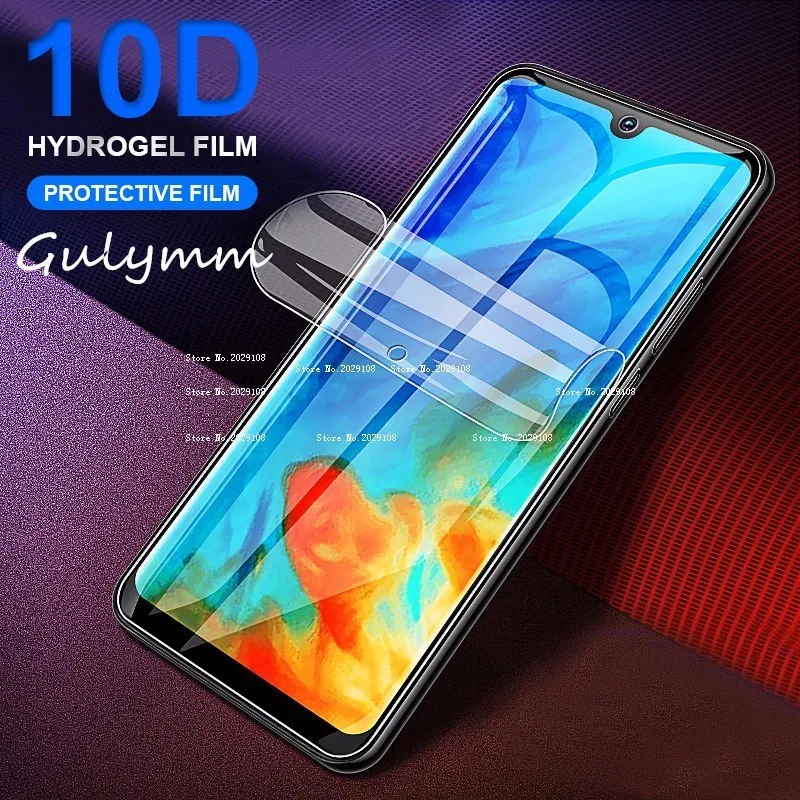 

Full Cover Soft 10D Hydrogel Film For Huawei P30 P40 Lite Pro Honor 20 30 S 9X Protective Film On Nova 7 7SE 6 5T 5i Not Glass