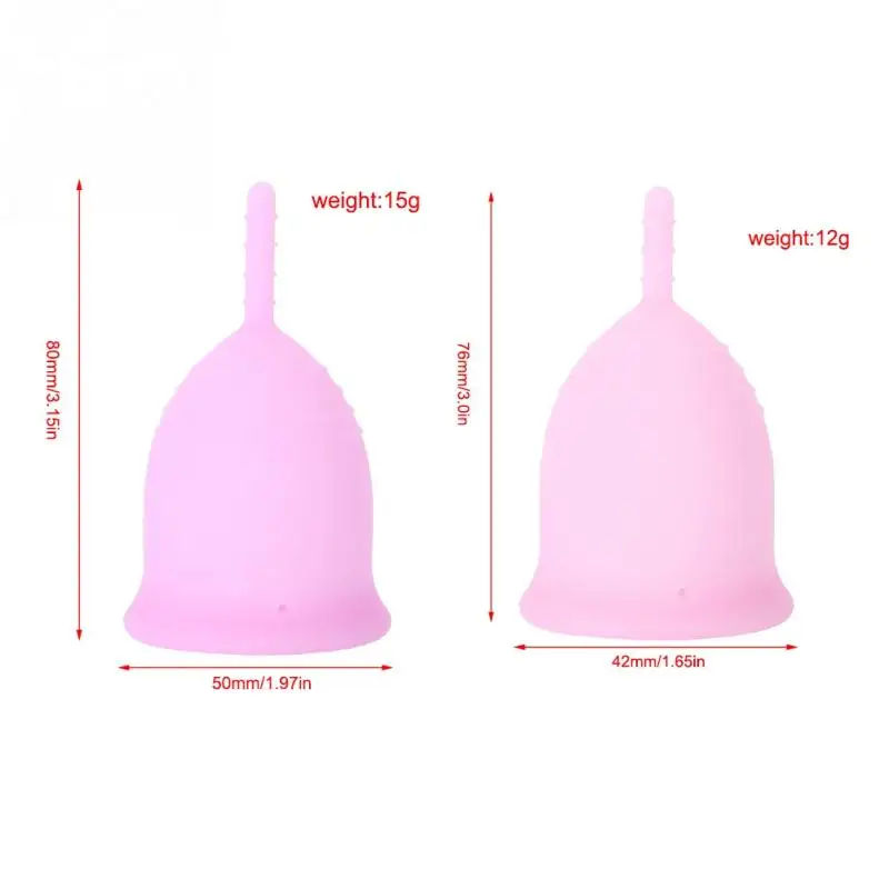 3 вида цветов менструальная чашка медицинская силиконовая Женская