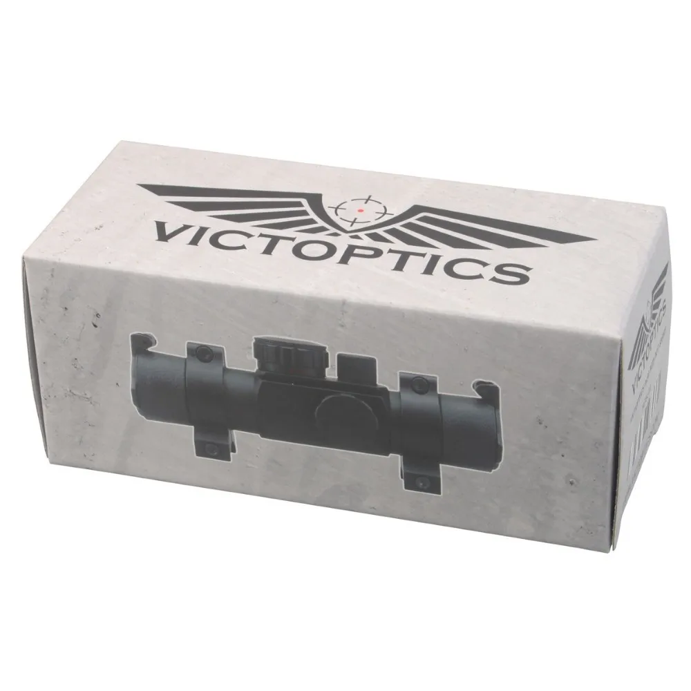 Victoptics 1x30 мульти сетка зеленая и красная точка прицел с 20 мм Вивер или 11 ласточкин