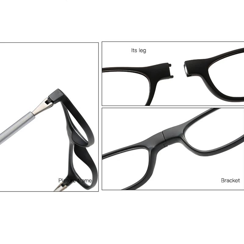 Iboode модернизированные очки для чтения мужчин и женщин регулируемые Висячие шеи