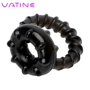 VATINE Dual кольцо для мужского пениса Эрекция носилки эротические игрушки Задержка эякуляции Секс игрушки для мужчин; Кольцо на пенис