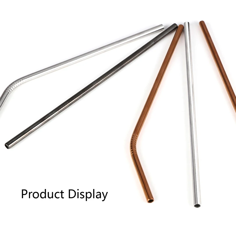 8 шт./компл. 215 мм эко с сумкой прямая трубка/сгибающаяся брошь Нержавеющая сталь