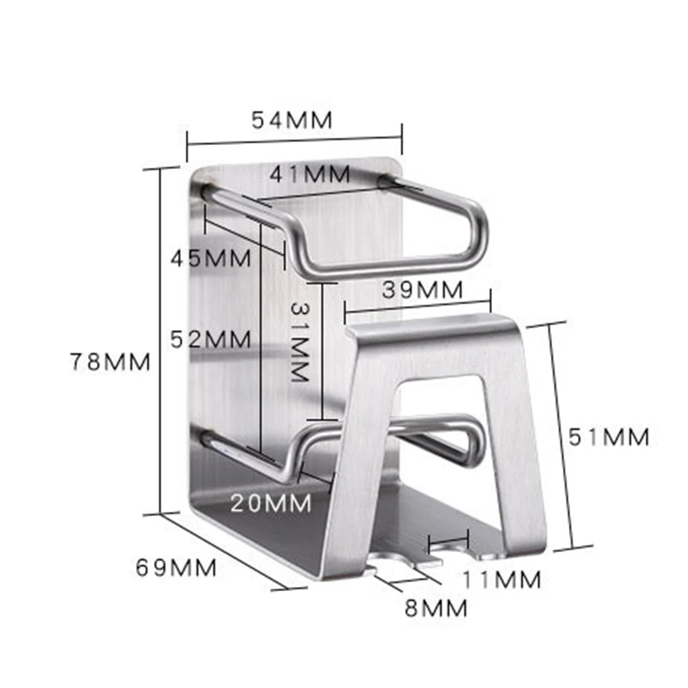 Самоклеящийся органайзер для зубных щеток держатель аксессуары ванной комнаты