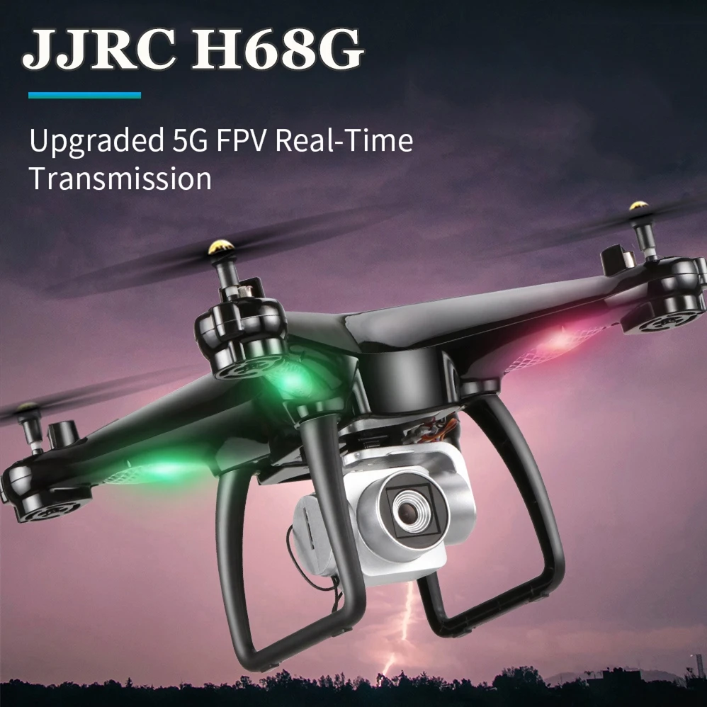 JJRC H68G двойной gps Дрон с 1080P HD камерой 5G Wifi FPV RC вертолет Профессиональный компас RTF
