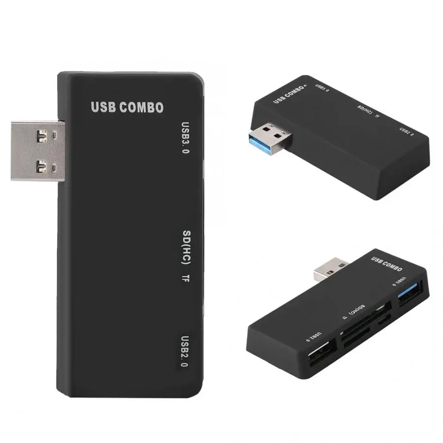 Usb кардридер USB 3 0/2 0 TF/SD комбинированный концентратор адаптер для Microsoft Surface Pro 3/4 12