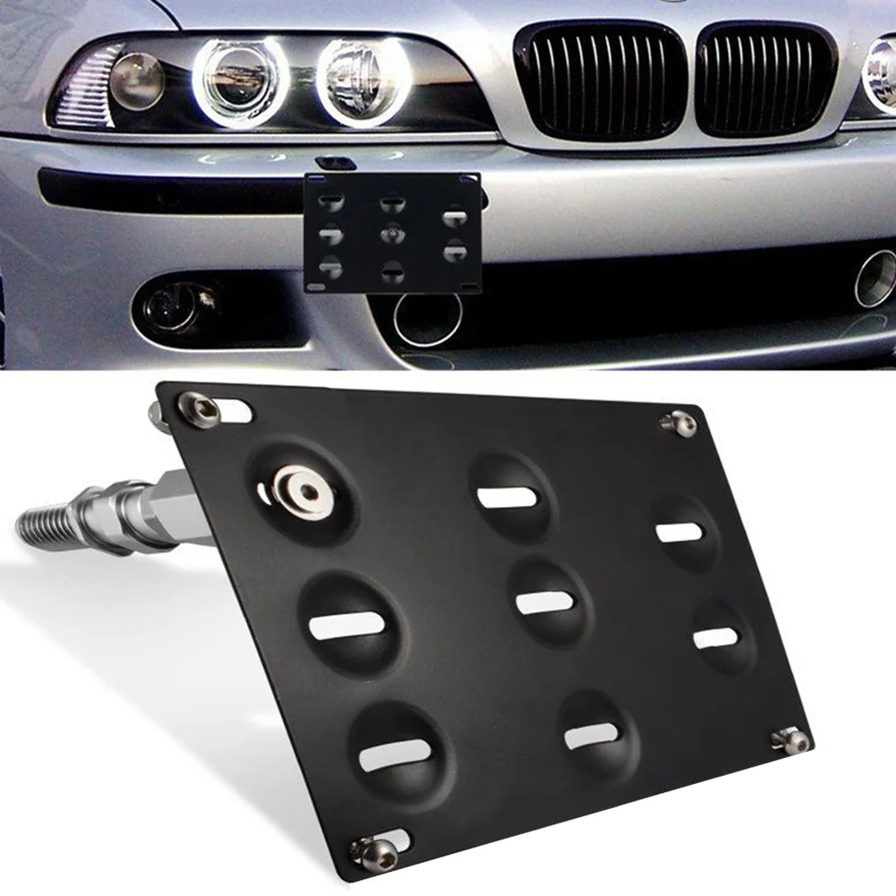 Передний бампер Фаркоп номерной знак Монтажный кронштейн держатель алюминиевый