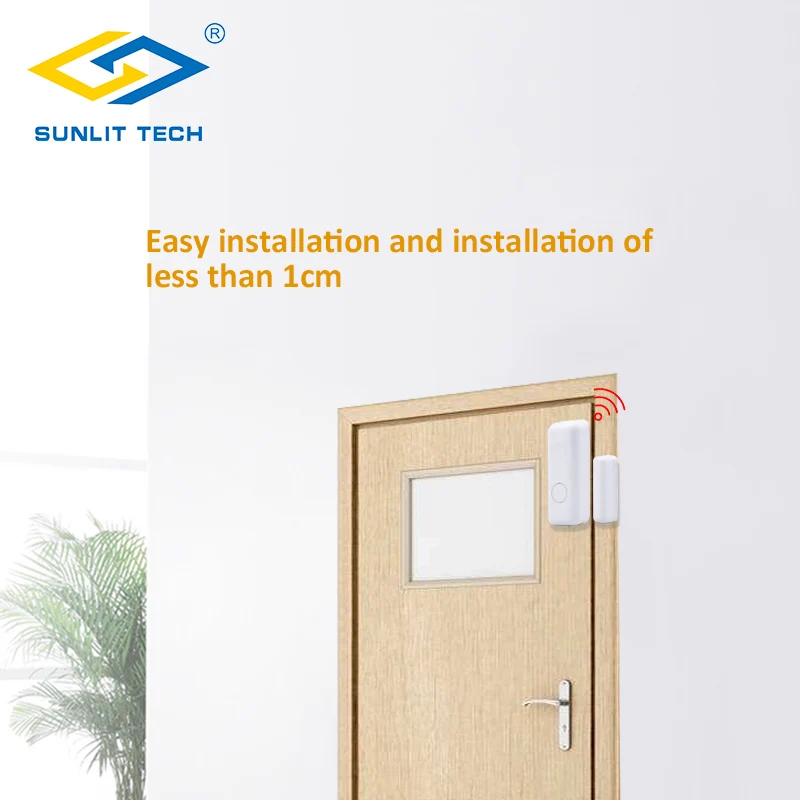 DHL Free Shipping 500pcs Wireless Door Window Sensor For 433MHz Home Security Wifi Magentic Open Detector Alarm System Kir | Безопасность