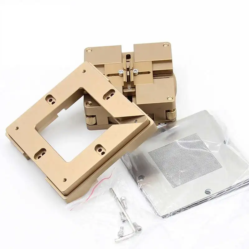 Новый 90 80 BGA Reballing Kit позиционирование Диагональ Bga посадочный стол коричневый
