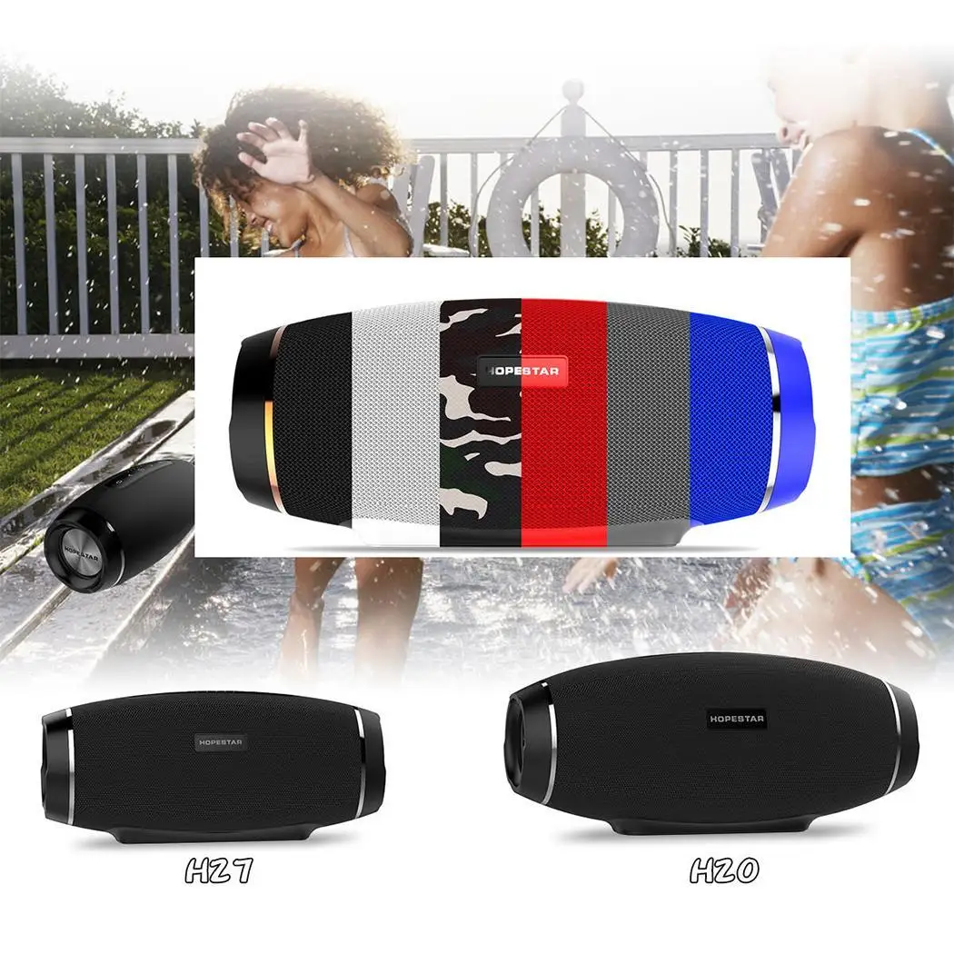 Водонепроницаемый Bluetooth динамик 2400 мАч 10 Вт домашний открытый энергосберегающий