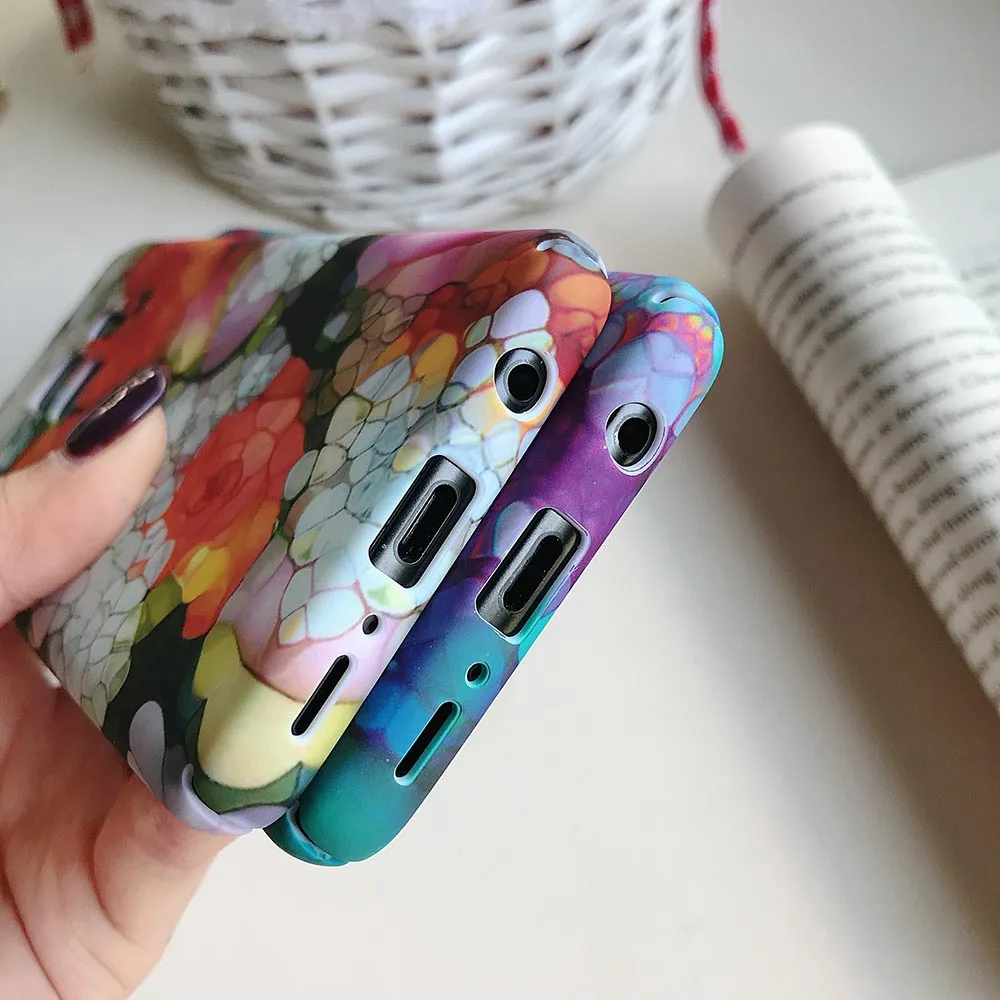 Чехол для телефона KISSCASE Shinning Xiaomi Redmi Note 7 цветной легкий mi 8 lite 9 Play Чехлы Фиолетовый