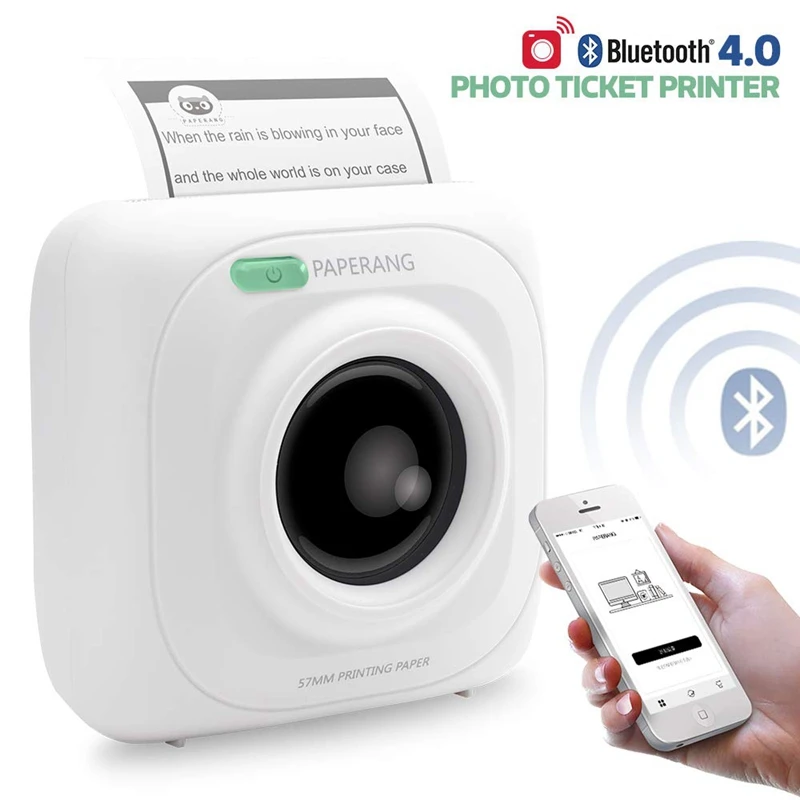 PAPERANG P1 Термальность принтер с печати документов Портативный Bluetooth 4 0 фотопринтер