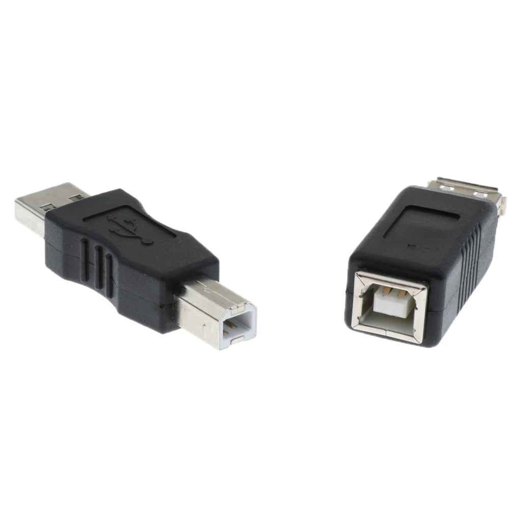 Адаптер конвертер MagiDeal 4 в 1 с USB Type A на B для принтера сканера адаптер