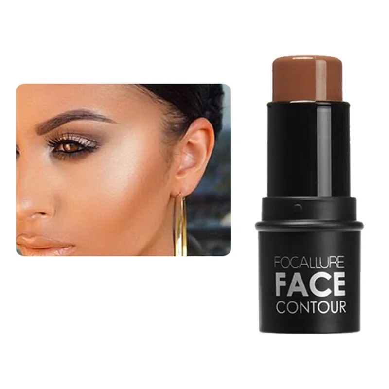 Face Highlighter Powder Contour Shimmer Stick blushes Glow Bronzer Beauty Makeup | Красота и здоровье