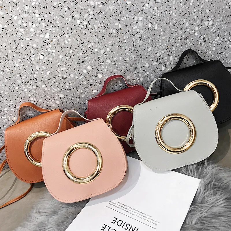 2019 Летняя женская сумка карамельного цвета из искусственной кожи сумки на плечо