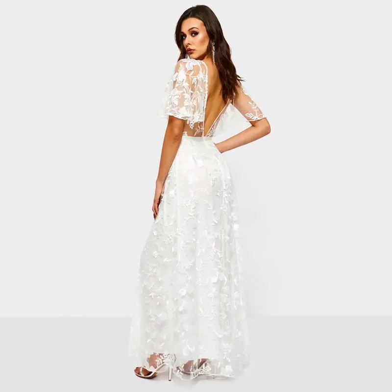 Женские платья макси повседневные элегантные белые горячая весна свободные с