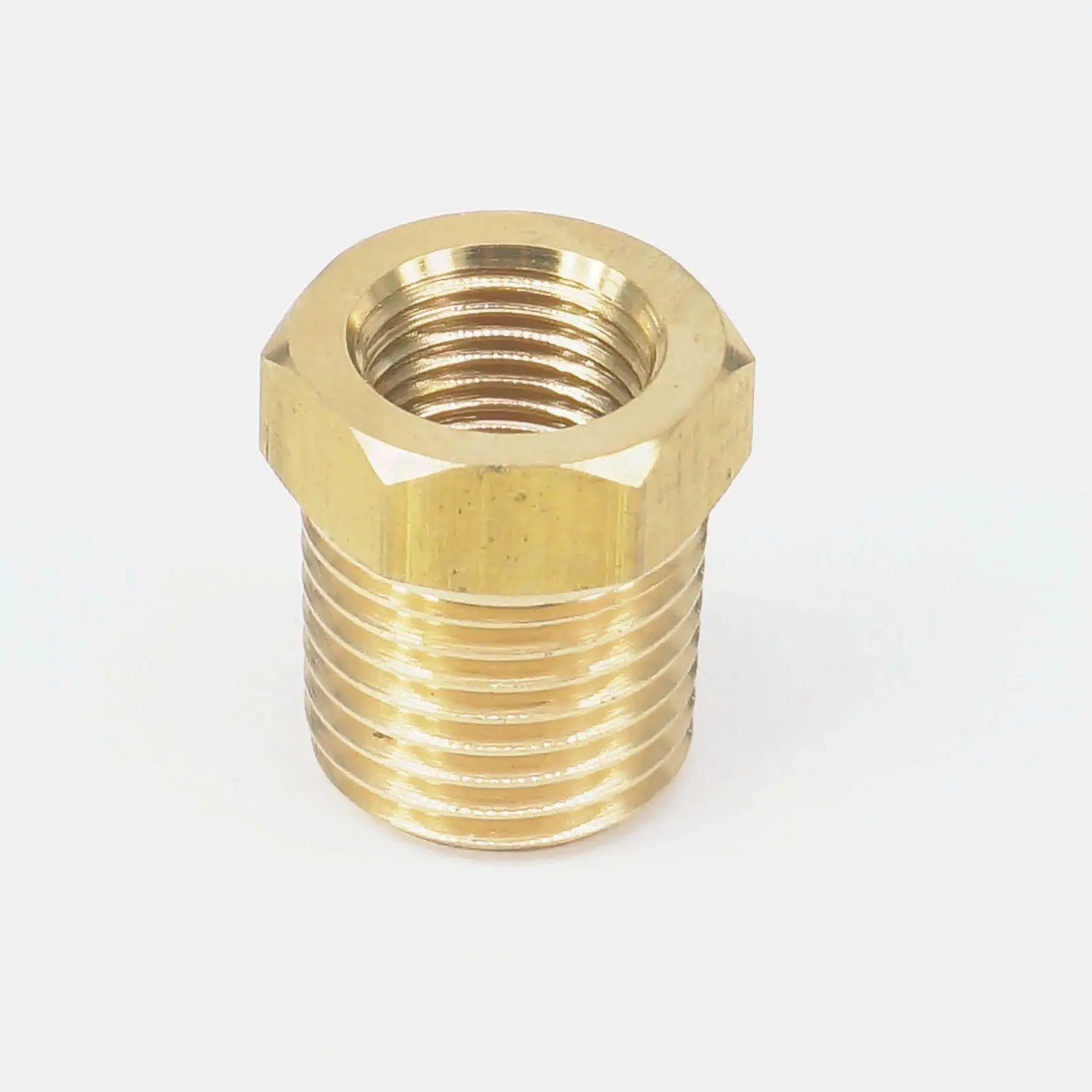 1/4 &quotBSPT Male x 1/8&quot NPT Female редукционная втулка латунный фитинг соединитель адаптер