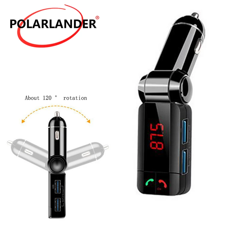 New Bluetooth Handsfree For Smart Phone CarKit FM Transmitter MP3 Player Car Kit Charger | Автомобили и мотоциклы