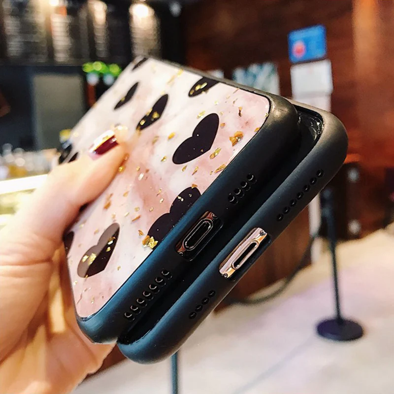 Lovebay чехол для телефона iPhone 6 6s 7 8 Plus X XR XS Max роскошный блестящий яркий фольга