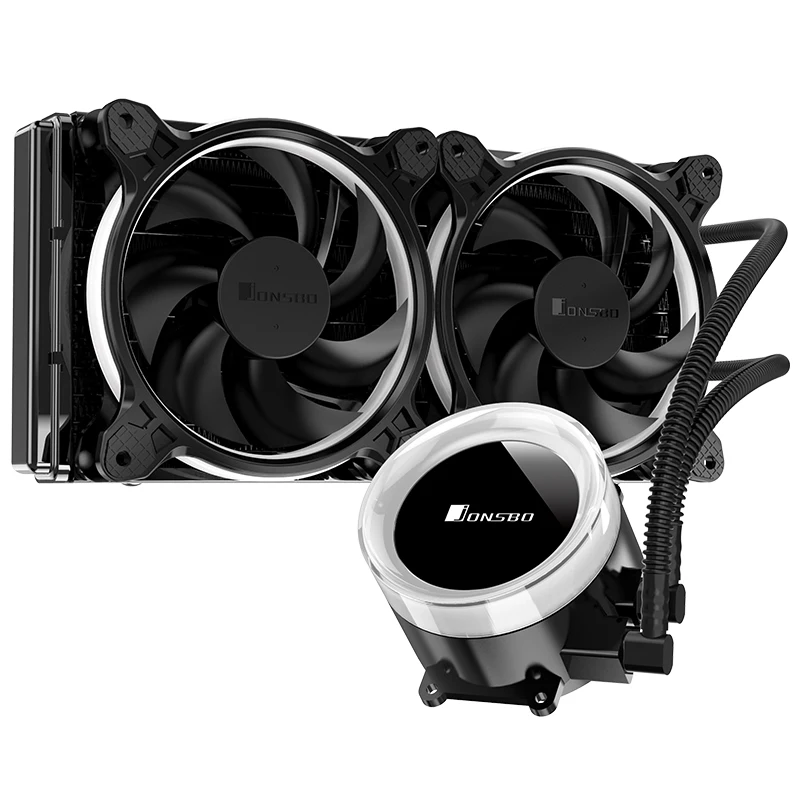 Jonsbo Tw2-240 601 Pc Процессор водяного охлаждения 4Pin ШИМ интегрированный Охладитель для