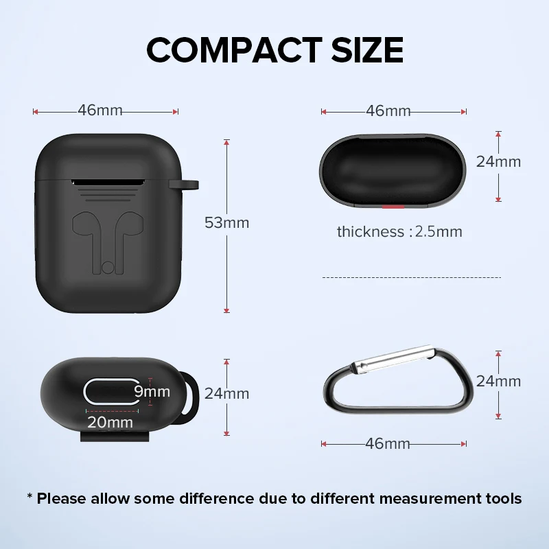 CASEIER Bluetooth наушники чехол для Apple AirPods силиконовый беспроводной Головной Платок