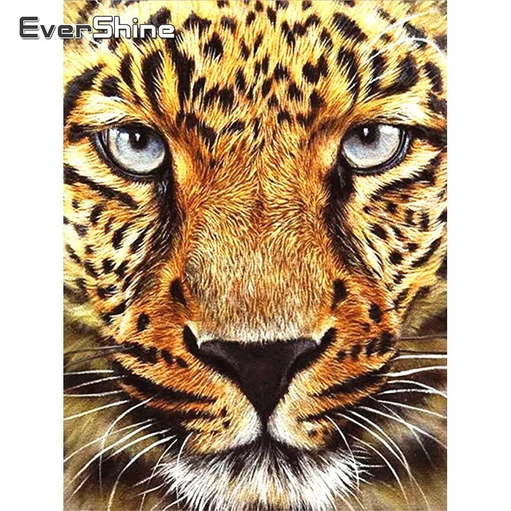 EverShine DIY Diamond Painting Cross Stitch Animals Embroidery Tiger Picture Rhinestones Mosaic Handmade Hobby | Дом и сад