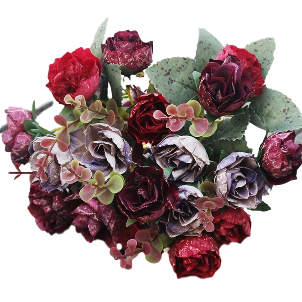 1Pc Artificial Flower Rose DIY Garden Party Home Wedding Holiday Craft Decor New | Дом и сад
