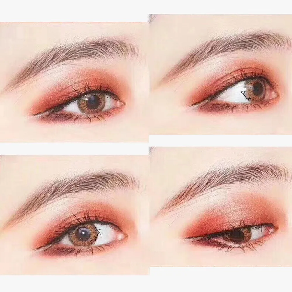 Палетка профессиональных теней для макияжа 15 цветов глазурованных век легкие в