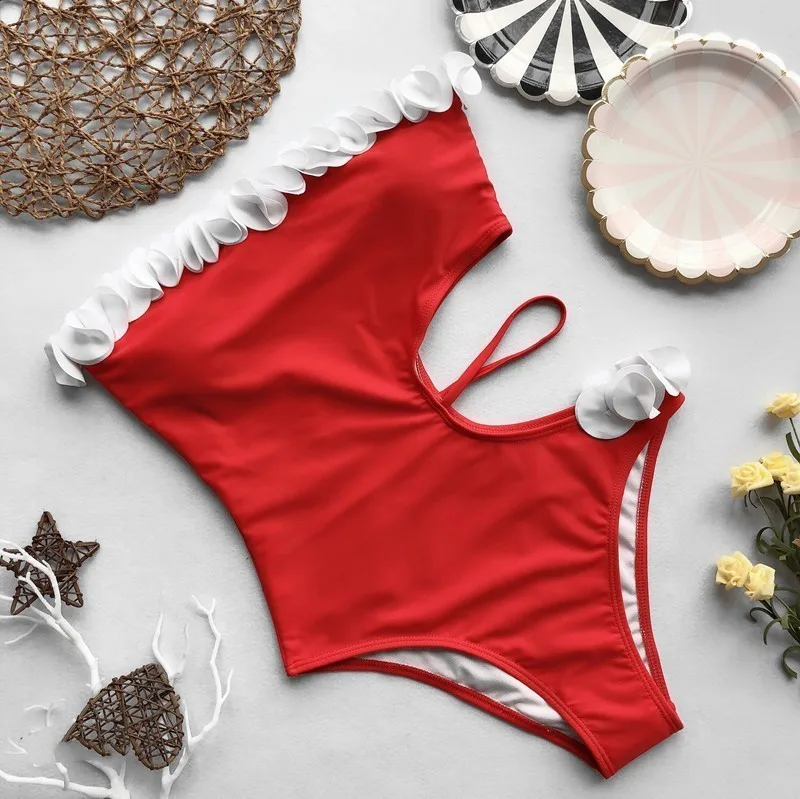 2019 летнее пляжное бикини белый кружевной цельный купальник сексуальные ажурные