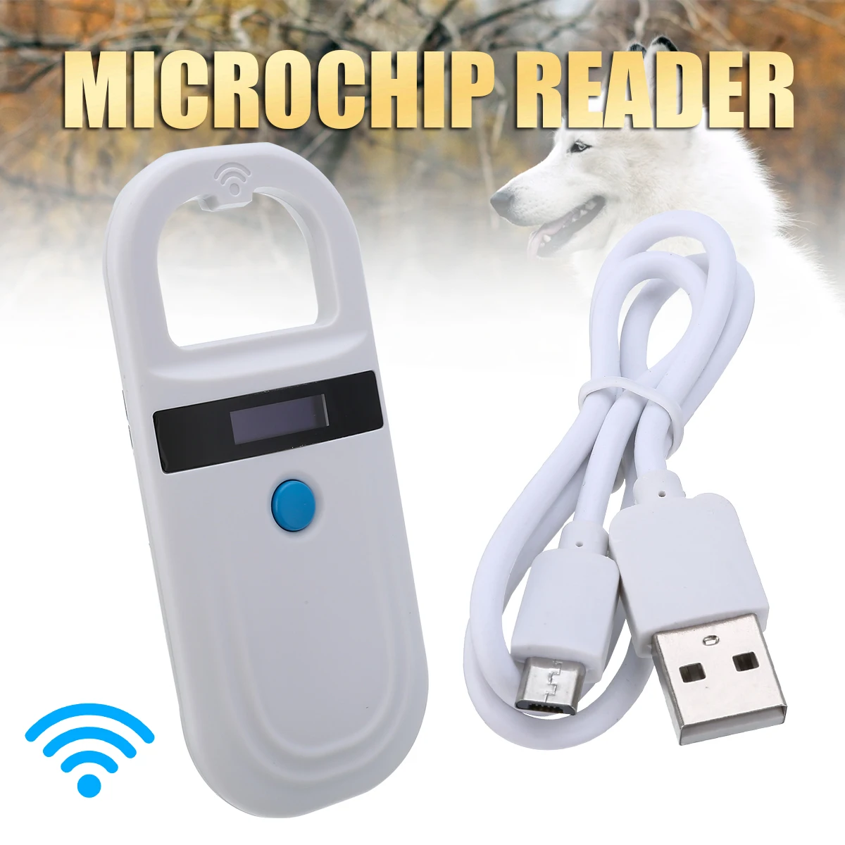 Низкочастотный пластиковый RFID считыватель тегов животных 134 2 кГц/125 кГц ISO FDX B