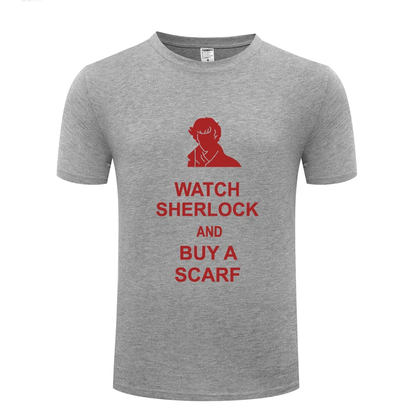 Sherlock Holmes Mens Men T Shirt Tshirt 2018 New Short Sleeve O Neck Cotton Casual T-shirt Top Tee | Мужская одежда