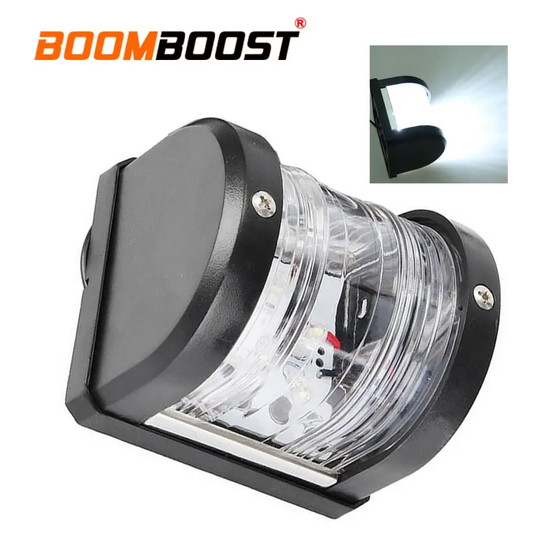 

Marine LED Navigation Light 12V 2NM White Waterproof Mini Low Power Consumption for Marine Rowing Kayak Canoe Boat Dinghy Yacht